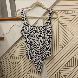 Primark Cheetah Print One Piece Bathing Suit NWT